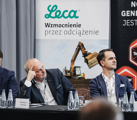Od lewej: Łukasz Jarno, JD Engineering, Dariusz Sobala, Strabag oraz Marcin Itczak, Keller Polska